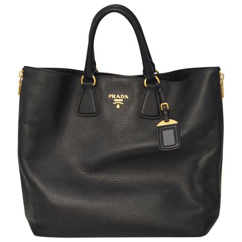 prada black leather bag price|prada bag black price.